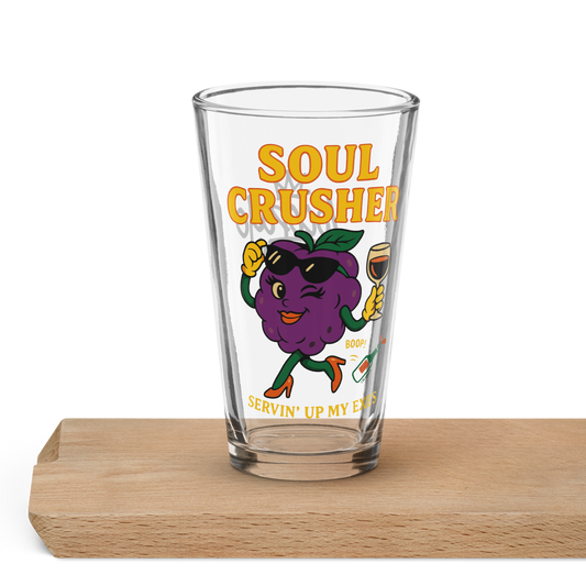 Soul Crusher Front on Glass